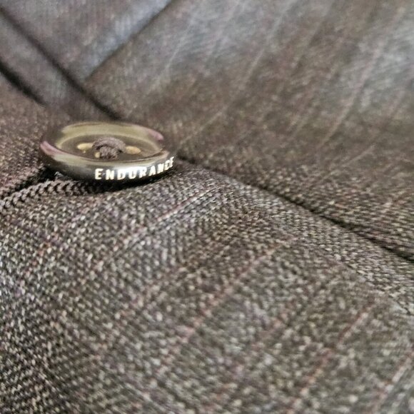 Ted Baker No Ordinary Joe Joey Pant 32R Wool Flat Front Dress Union Made Preppy - Picture 14 of 16